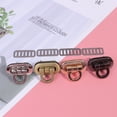 thumbnail image 4 of 4pcs Locks Practice Locks Metal carteras Bolsas de bloqueo de cierre Accesorio (dorado claro, negro, plata, oro rosa), 4 of 5