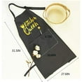 thumbnail image 2 of Funny Grey for Men and Women Couple with Pocket , Cooking Baking Apron for Chef, 2 of 7