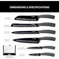 thumbnail image 3 of Cuisinart C77NS-7P 7-Piece Non-Stick Edge Collection Cutlery Set with Acrylic Stand, 3 of 5