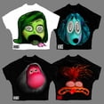 thumbnail image 2 of Nueva camiseta de algodón puro con dibujos animados de anime punk de verano, estilo hip-hop Y2k, estampado de patrón suelto, diseño de tendencia, camiseta casual de nicho, 2 of 5