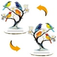 thumbnail image 3 of Gmogad Colorful Acrylic Flying Birds Ornament - Stereoscopic Tabletop Home Decoration, Modern Office Desk Decor & Bookshelf Display Piece, 3 of 9