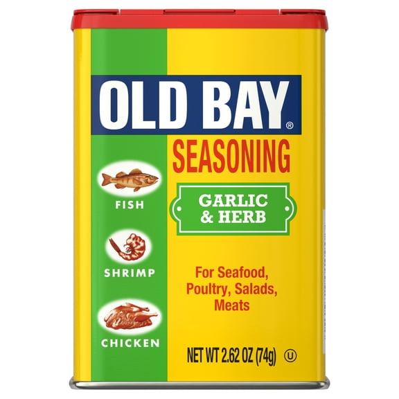 OLD BAY Kosher Garlic Herb Seasoning, 2.62 oz Can