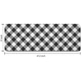 thumbnail image 7 of Black White Checkerboard Checkered Pattern Kitchen Rug Mat,Kitchen Runner Rugs Non Skid Washable,Decorative Kitchen Floor Mats for Kitchen,Sink,Laundry,17"x47.2", 7 of 7