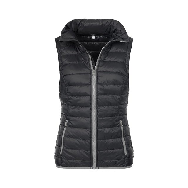 Stedman - Chaleco acolchado modelo Active para mujer (Negro Ópalo)