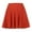 Red, variant on Babysbule Women Skirts Women's Solid Color Basic Versatile Stretchy Flared Casual Pleats Mini Skirt