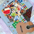 thumbnail image 2 of Fiudx Manta de Picnic Extragrande, Plegable para Exteriores, Suave Capa de Algodón, Multiusos para Playa, Parque y Viajes, Fácil de Transportar, Tamaño Grande (200 X 200 Cm), Lavable a Máquina, Almac, 2 of 7