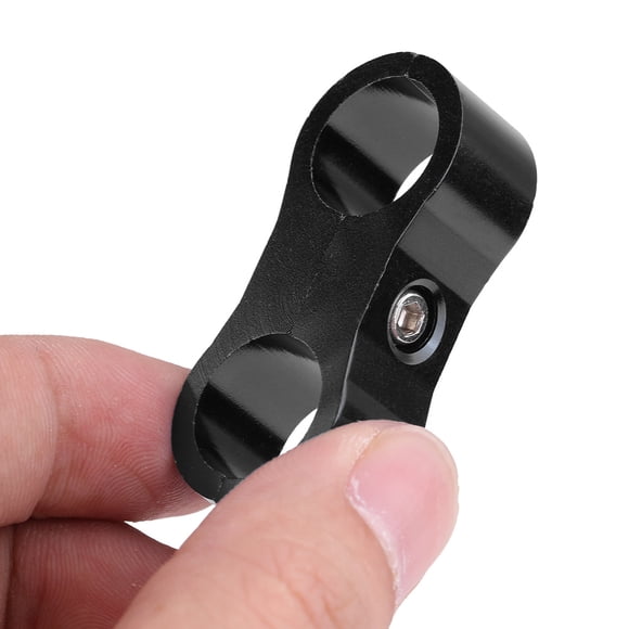 2PCS AN6 Hose Separator Clamp, Hose Separator Clamp 2PCS AN6 Hose Clamps Fitting Adapter Bracket Universal