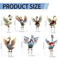 thumbnail image 3 of BNNG Christmas Duck Goose Yard Signs with Stakes Decorations Xmas Outdoor Yard Chicken Signs Lawn Decor Waterproof Christmas Patio Signs Ornaments for Lawn Garden Patio Home Backyard Decor, 3 of 6