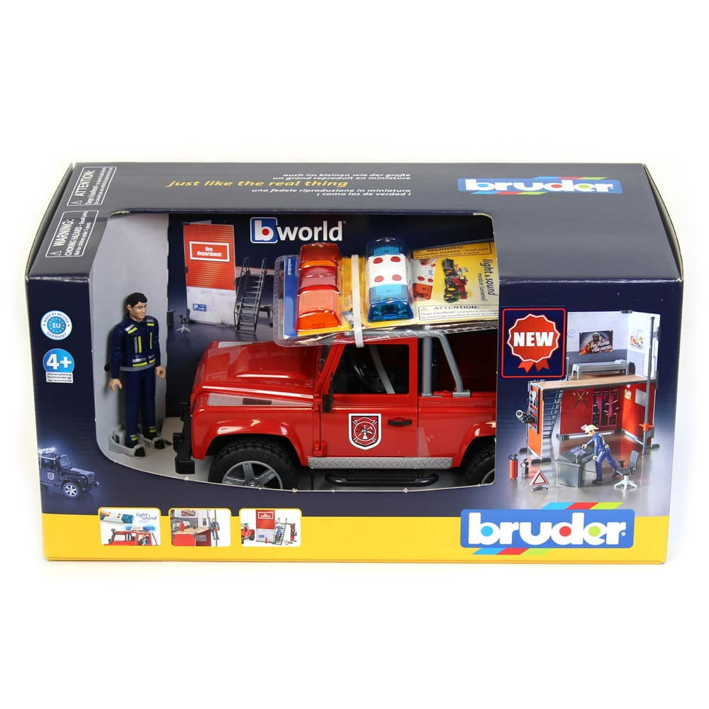 bruder fire brigade figure set