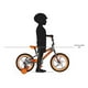 Mongoose Vélo de Trottoir de Roue d'Entraînement pour Enfants Mono-Vitesse 16", Gris/orange – image 2 sur 7