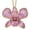 Lavender, variant on 24K Gold-trim Lacquer Dipped Blue Real Dendrobium Orchid Gold-tone Necklace for Women 20"