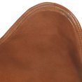 thumbnail image 5 of vidaXL Foldable Butterfly Chair Brown Real Leather, 5 of 5