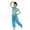 Light Blue, variant on oqasdz Girls Fall Outfits Handmade Children Belly Dance Kids Casual Loose Soft Comfortable Trendy Clothing Sets Size 7-8 Y
