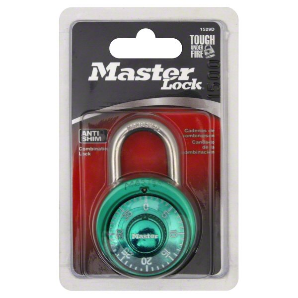 Master Lock AntiShim Combination Lock Green