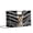Black White Stripe Corgi, variant on FOR U DESIGNS Starfish Shell Coral Print Leather Clutch Purse, Top Handle Purse with Chain Formal Handbag for Wedding Prom Cocktail Events