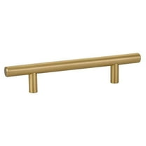 3.5 in. Brass Bar Center to Center Cabinet Pull, Satin Brass