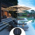 thumbnail image 3 of UBesGoo 9ft Solar LED Lighted Patio Umbrella w/ Tilt Adjustment Top Color, 3 of 7