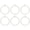White, variant on 3.5 Inches Diameter Rubber Seals for Glass Jars, 1 Pcs Food Grade Airtight Replacemen Silicone Jar Gaskets, Leakproof Gasket Sealing Rings for Canning Mason Jars, Fits Most Sizes White