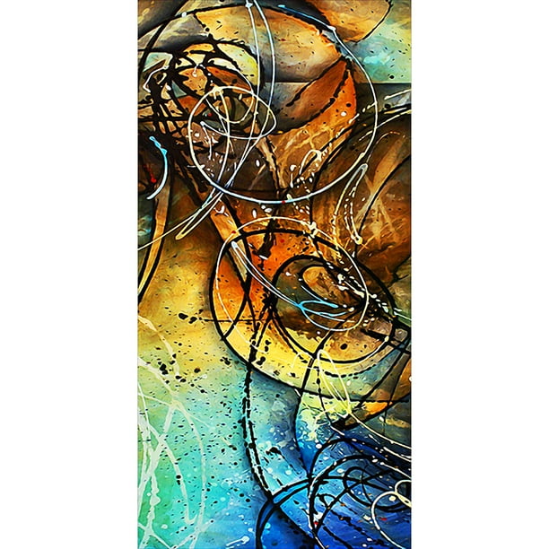 Diamante bordado diseño abstracto diamante pintura mosaico abalorios imagen FLhrweasw Nuevo