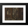 thumbnail image 2 of Pieter Neeffs the Elder 24x18 Black Modern Framed Museum Art Print Titled - Church&nbsp;Interior (17th&nbsp;Century), 2 of 5