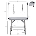 thumbnail image 3 of Miniyam 46" Folding Dog Pet Grooming Table, Weight Capacity: 300lbs, Gray, 3 of 8