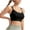 Black, variant on Under $10 Steals!Summer Fashion Plus Size Sports Bras for Women Solid Color Wireless Back Beauty Gathering Chest Cushion Ventilation Yoga