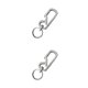 thumbnail image 2 of Qarigey 2-in-1 Keychain Portable Keyring Buckle Car Tool Holder Backpack Carrying Carabiner Ring Camping Key Opener Picnic Bottle 2piezas, 2 of 6