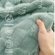 thumbnail image 3 of Manta de cama con forro polar Queen, color verde salvia, 230 x 230 cm, 3 of 8