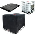 thumbnail image 1 of Funda para contenedor IBC para exteriores, impermeable, de ajuste universal, resistente a la decoloración, a prueba de polvo, para contenedor de agua de 1000 litros, material duradero y resistente,, 1 of 5