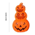 thumbnail image 3 of Steadline LED Tabletop Lantern,Battery Operated Pumpkin Shaped Light With Flameless Design,Portable Holiday Lamp For Mantel Window Display Indoor Gathering And Seasonal Scene Styling(Orange), 3 of 7