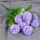 thumbnail image 5 of Flores artificiales azules - Rosas de plástico de 40 cm para decoración del hogar, impermeables y resistentes al desvanecimiento, set de 1, 5 of 6