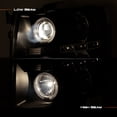thumbnail image 7 of AKKON - For 2007-2014 Silverado Pickup Truck Black Bezel [Dual Ring] LED Projector Headlights Left + Right Pair, 7 of 7