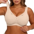 thumbnail image 2 of Plus Size Bras for Women Baeitkot Women's Breathable Full Cup Lace Comfortable Plus Size Bra, 2 of 9