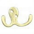 thumbnail image 2 of Brainerd #69277 Brass Double Prong Robe Hook, 2 of 2