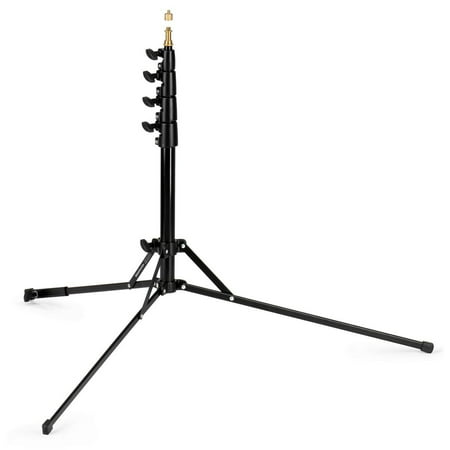 Manfrotto Nano Plus 3-Section Light Stand with 5/8 Spigot 8.8 lb Capacity Extends to 6.5 Black