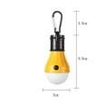 thumbnail image 2 of Tent Lamp Portable LED Tent Light 4 Packs Clip Hook Hurricane Emergency Lights LED Camping Light Bulb Camping Tent Lantern Bulb Camping Equipment for Camping Hiking Backpacking Fishing Outage，G172359, 2 of 7