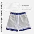 thumbnail image 3 of FORMRS Boys Swim Trunks Quick Dry Mesh Lining Beach Boardshorts, Sizes XS-XL, Dark Blue Jellyfish Pattern, 3 of 7