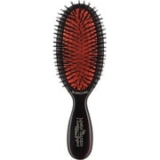 Mason Pearson Pocket Sensitive Pure Bristle 7" Oval Hair Brush, Black