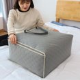 thumbnail image 2 of Heavy-Duty Multipurpose Storage Bag for Luggage, Blankets & Furniture - Water-Resistant Non-Woven Fabric with Drawstring Closure (Multiple Sizes Available), 2 of 9