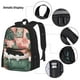 thumbnail image 3 of Fotbe Black Cat Pink Bathroom Set Escolar 3 en 1 para Niños - Mochila Duradera con Lonchera Aislante y Estuche para Lápices - Mochila Escolar para Niños y Niñas, 3 of 7