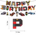 thumbnail image 2 of Decoración para fiesta de cumpleaños, coche de carreras Neyeidru, 3 unidades, 2 of 7