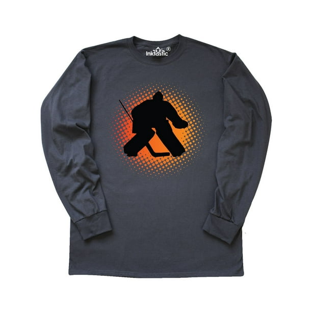 INKtastic Ice Hockey Goalie Sports Long Sleeve TShirt