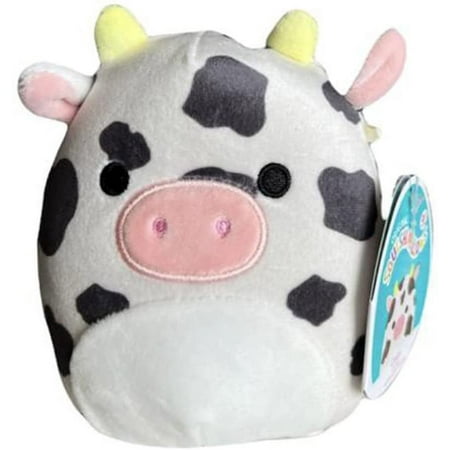 Squishmallows Official Kellytoy Valentines Squad Squishy Soft Plush Toy Animal (5 Inch, Colin Cow)