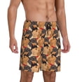 thumbnail image 2 of Wukai Dog Men’s Short Pajama Pants With Pockets Soft Sleep Pj Shorts for Men-4X-Large, 2 of 6