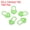 Green, variant on Uxcell Crochet Stitch Markers Plastic Knitting Markers Needle Pin Heart Locking Stitch Marker, Red 100 Pack