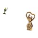 thumbnail image 5 of Figura de escritorio,Estatua de rana camarero,estante,escritorio,decoración del hogar,Figura decorativa creativa para la oficina y el hogar.,Estatua de pareja,Figura de pareja,arte, 5 of 8