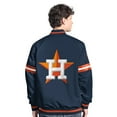 thumbnail image 2 of Men's-Starter  Navy Houston Astros Scout Full-Snap Varsity Jacket, 2 of 2