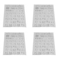 thumbnail image 2 of ANGGREK Stamps For Crafts,Transparent Stamps,4PCS Clear Stamps Clear Imprint Paste Repeatedly DIY TPR Letter Decorative Stamps For Card Making DIY Scrapbooking, 2 of 8