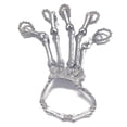 thumbnail image 4 of Pulseras De Dedo De Esqueleto Punk Gótico, Pulseras De Mano De Hueso De Esqueleto Unisex, Regalo De Cosplay De Halloween Guardurnaity AP005890-00, 4 of 6