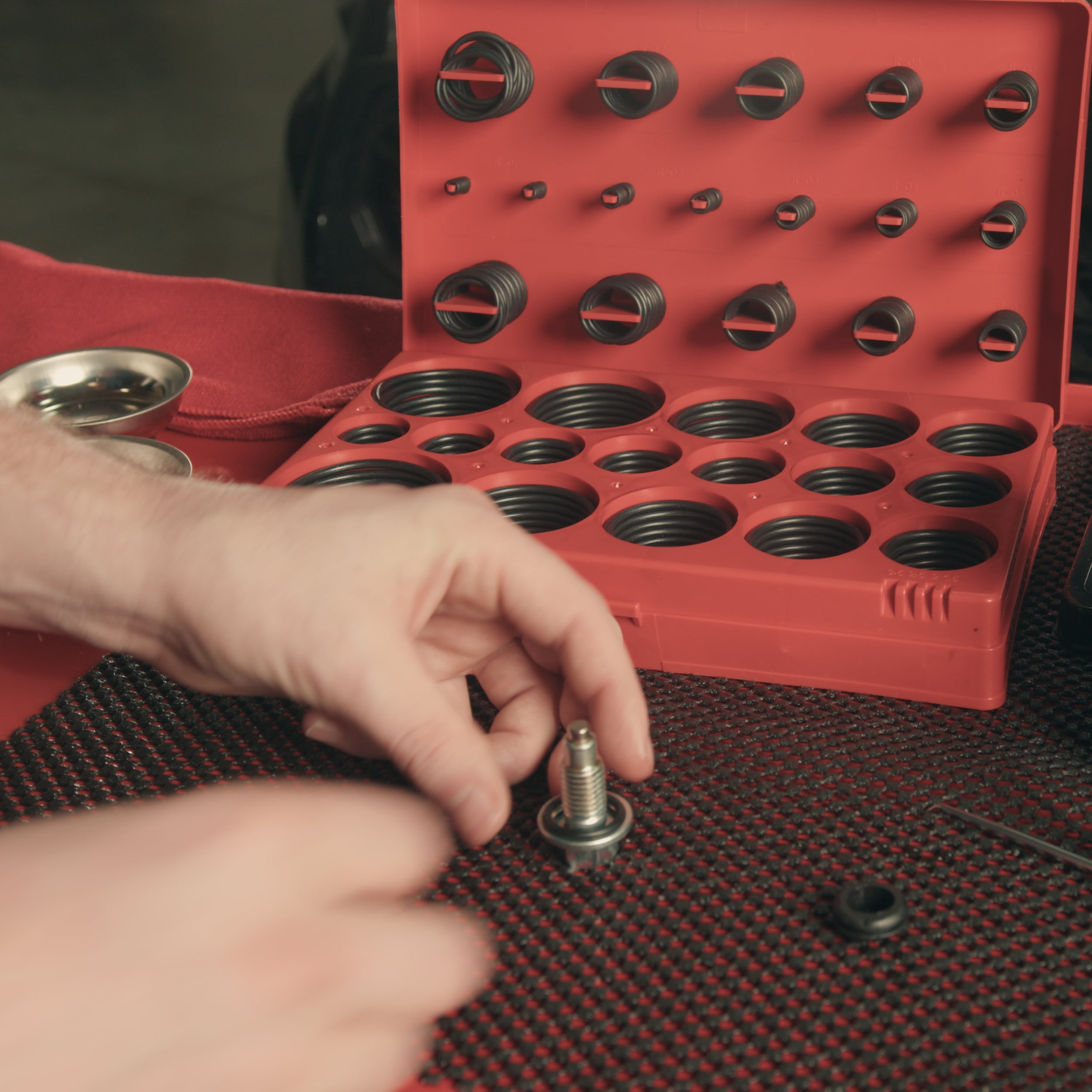 419pc Rubber O Ring Set / Kit Metric Sizes Garages / Plumbing New